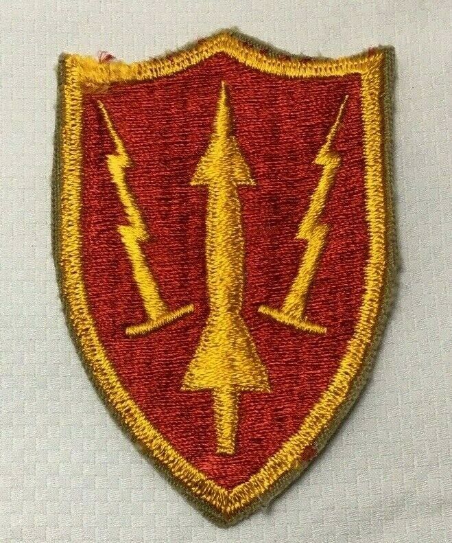 Primary image for 1964 US Army Air Defense Command Patch Red Gold Original Issue Cut Edge Vietnam