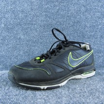 Nike Max Air Women Sneaker Shoes Black Synthetic Lace Up Size 8.5 Medium - £19.78 GBP