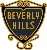 Beverly Hills  Laser Cut Metal Sign - £54.33 GBP