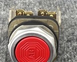 Allen Bradley 800T-A6A 800-A Series T Red Pushbutton Switch with 800T-XA... - $19.79