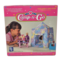 VINTAGE 1997 BASIC COMFORT CAMP-N-GO TENT FOR FASHION DOLLS LIKE BARBIE ... - $33.25