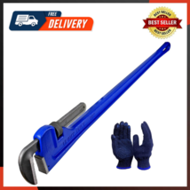 60 Inch Pipe Wrench Cr-Mo Jaw Opening 9 /228mm Adjustable Heavy Duty Cas... - $246.15
