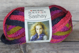 Red Heart Boutique Sashay MAMBO 3.5 Oz 33 Yards Acrylic Ribbon Yarn Crochet Knit - £7.56 GBP