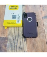Otterbox Defender Fits iPhone X Xs Purple Nebula Screenless Case w Belt ... - $23.37