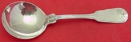 Fiddle Thread By Frank Smith Sterling Silver Cream Soup Spoon 5 3/4&quot; - £54.02 GBP