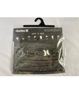 Hurley Breathable Neck Gaiter Face Mask with Ear Loops, Grey, New  - $11.99