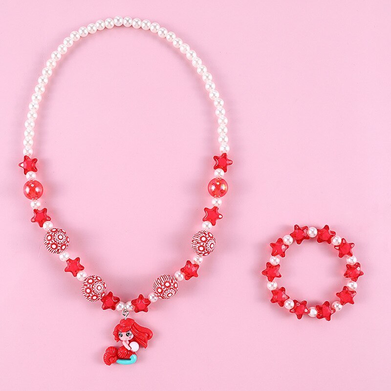 Primary image for 2021 New Sweater Fish Jewelry Sets for Children Kid Necklace Bracelet Girl Gifts