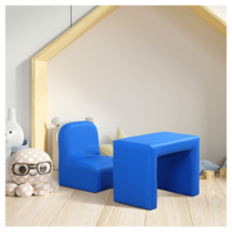 2-in-1 Multifunctional Kids Sofa-Blue - $194.87