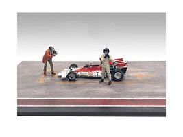 Race Day Two Diecast Figures Set 2 for 1/43 Scale Models American Diorama - £20.57 GBP