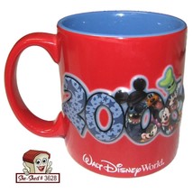 Walt Disney World Collectible 3D 2006 Coffee Mug Mickey Mouse &amp; Friends Red/Blue - £11.95 GBP