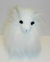 Justice Cuddle Me Faux Fur Plush Stuffed Animal Long Hair Goat New  - $15.79