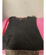 Women’s Ashley Stewart Pajama Set Black Long Sleeve Top Animal Print Bot... - $1,192.36 MXN