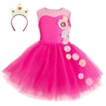 Disney Fancy Nancy Tutu Leotard and Headband Set for Girls Size 3 Multi - £30.96 GBP