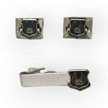 Vintage USAF AF Logistics Command Air Force Balfour Cufflinks &amp; Tie Bar ... - £38.78 GBP