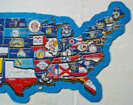 500 Pieces Each State Separate Puzzle Fits together Shaped  United State... - £7.76 GBP