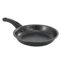 Gibson Home Delhi 8 Inch Round Nonstick Carbon Steel Frying Pan in Black - $872.33 MXN