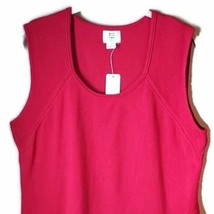 Apt. 9 Red Sleeveless Pullover Sweater Top Size XL NWT - $20.47
