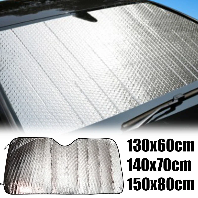 UV Protection Windshield Visor Cover for Auto Sun Protector Curtain Auto... - £11.43 GBP+