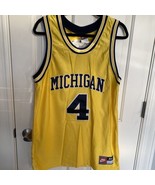 Chris Webber 44 L Nike Michigan Wolverines NCAA Jersey Vintage 90s Fab 5 - £155.84 GBP