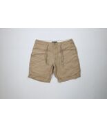 Vintage Banana Republic Mens Size 34 Faded Above Knee Linen Shorts Beige - $912.21 MXN