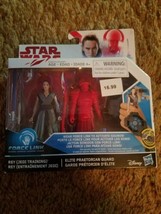 Star Wars Rey & Elite Praetorian Guard 3.75" figures Hasbro/Disney  - $16.99