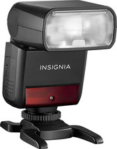 NEW Insignia NS-DCF200C Compact TTL Flash for Canon Cameras Black hot shoe - $61.08