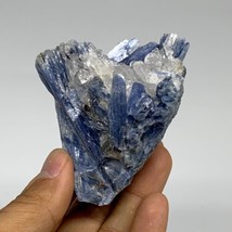 188.4g, 3&quot;x2.5&quot;x1.9&quot;, Rough Raw Blue Kyanite Chunk Mineral @Brazil, B32852 - £30.06 GBP