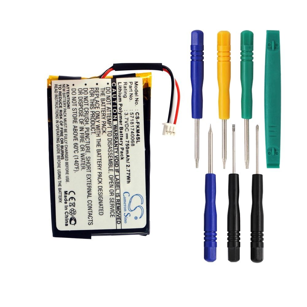 Cameron Sino 750mAh Battery for Falk M2, M4, M6, M8 with 7/pcs Toolskits - $16.66