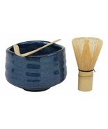 Ebros Traditional Japanese Glazed Ceramic Matcha Tea Bowl 21oz With Bamb... - $748.67 MXN