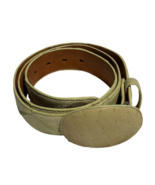 Cuadra Genuine Ostrich Skin Belt 42 inch 1174 Light Tan Beige Color Rare... - $5,272.17 MXN