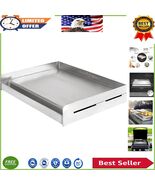 Sizzle-Q 100% Stainless Steel Griddle - Perfect for Charcoal &amp; Gas Grills - $139.87 CAD