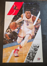 Russell Westbrook 2016-17 OKC Thunder MVP Fold-Out Poster 33x20 Arena Ex... - $24.20