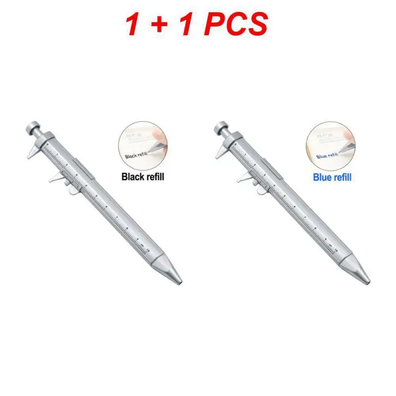 1~20PCS Vernier Caliper Measuring Tools Ballpoint Pen Silver Vernier Caliper Mul - £30.73 GBP