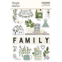 Simple Stories Simple Life, 382/Pkg Sticker Book 12/Sheets - £11.94 GBP