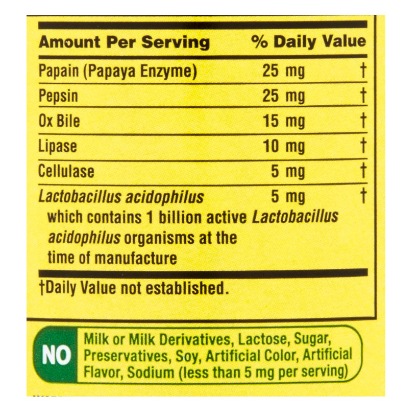 Spring Valley Probiotic MultiEnzyme Digestive Formula 200 Tablets