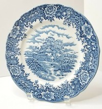 Colonial Village By Salem China Co Olde Staffordshire Plate Aka English Village - £14.90 GBP
