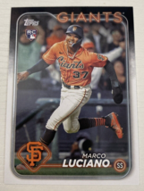 2024 Topps Series 1 MARCO LUCIANO #232 San Francisco Giants Rookie RC - £1.91 GBP