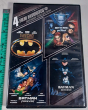4 film batman collection batman/batman forever DVD  widecreen rated PG-13 good - £4.76 GBP