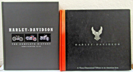 Set of Two Harley-Davidson Harcover Books, The Complete History and Pop Up - £38.76 GBP