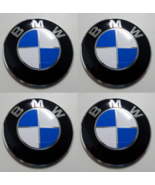 Set of 4 - car wheel center cap stickers - BMW Domed - $53.51 CAD