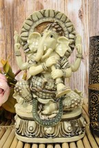12&quot;Tall Hindu God Nritya Vinayaka Ganesha Playing Shehnai Flute Statue Ganapati - £37.56 GBP