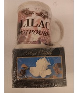 Angel Collection Mulberry Ceramic Sachet &amp; Lilac Potpourri In Mug Gift Set - £11.76 GBP