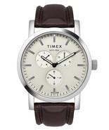 Timex Men&#39;s Classic Leather Strap Watch with Date Display - $2,914.39 MXN