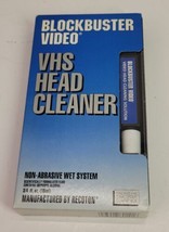 Vintage 1992 Blockbuster Video VHS Head Cleaner in Case as is - $9.74
