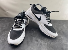 Nike Air Max Thea Women Running Shoes White Black 9.5 Trainer 599409-102... - $34.47