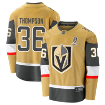 Logan Thompson Autographed Vegas Golden Knights Gold Jersey Stanley Cup IGM COA - £259.48 GBP