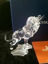 Swarovski Lion On A Rock King Of The Jungle Crystal Effigy Aslan Rare Encounters - £205.09 GBP