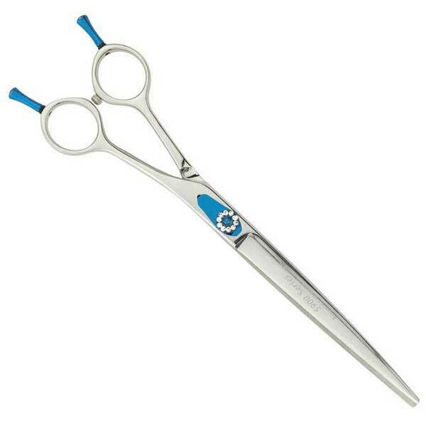 Professional Grooming Shears 5900 Series Diamond Rhinestone Curved Scissors 8