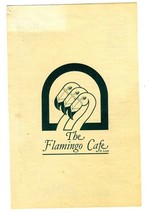 The Flamingo Cafe Menu  North Euclid St Louis Missouri 1990&#39;s - £13.90 GBP