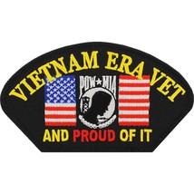 Eagle Emblems (Hat) Patch-Vietnam Era Veteran, Proud Of It (5-1/4&quot;x3&quot;) - £7.64 GBP